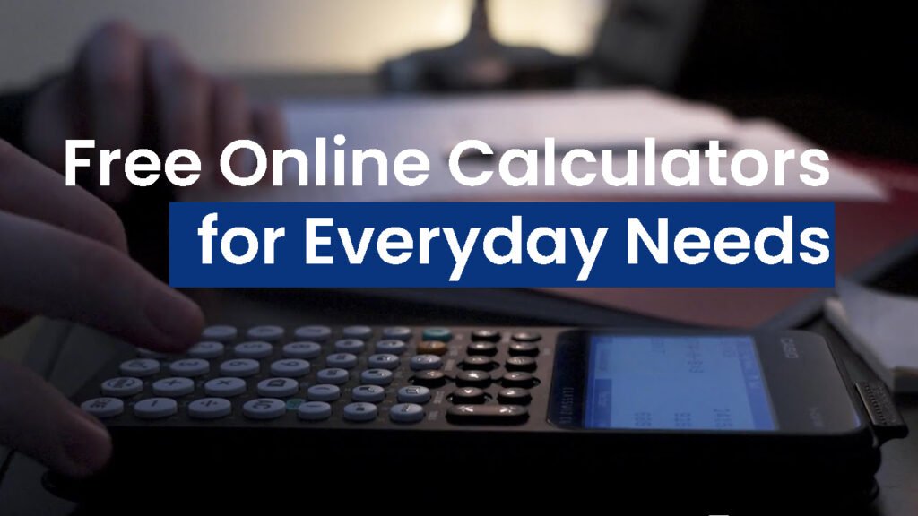 Free online calculators at Free Tool Mart for finance, health, and productivity